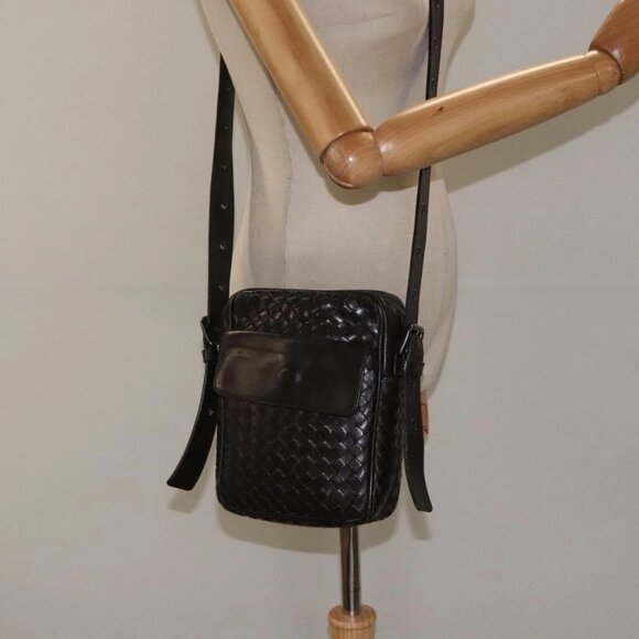 BOTTEGA VENETA INTRECCIATO Shoulder Bag Leather Brown - Picture 1 of 16